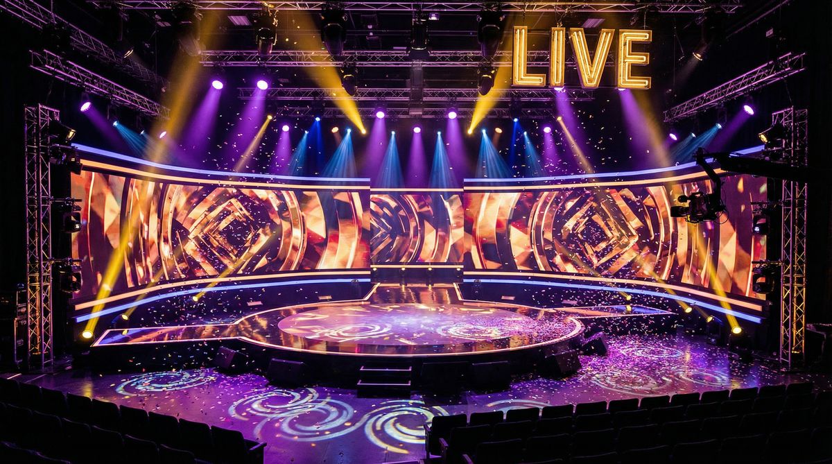 萝莉岛-综艺舞台灯光视频